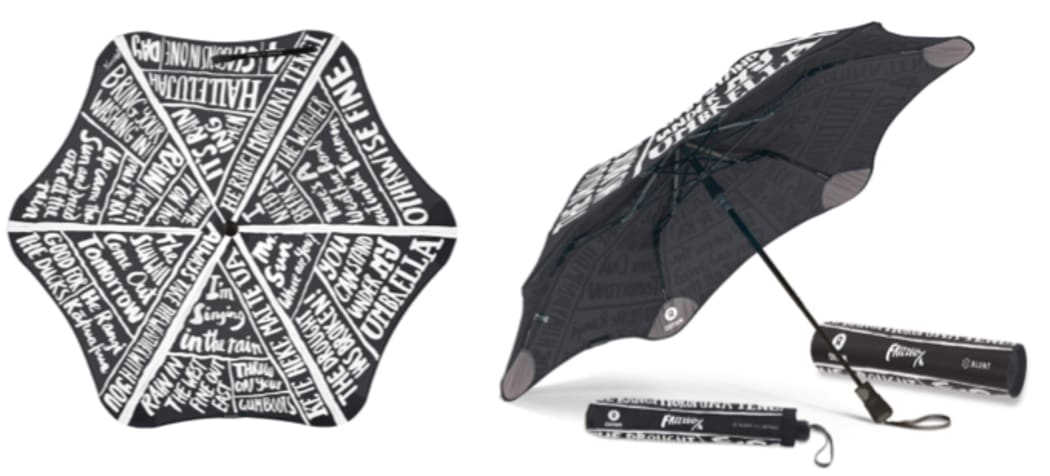 Dick Frizzell's umbrella