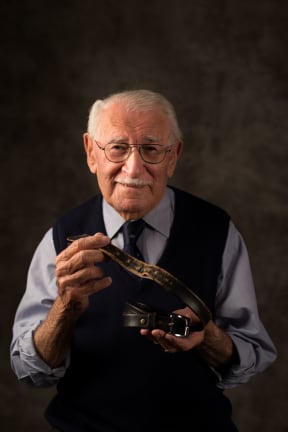 Eddie Jaku at the Sydney Jewish Museum