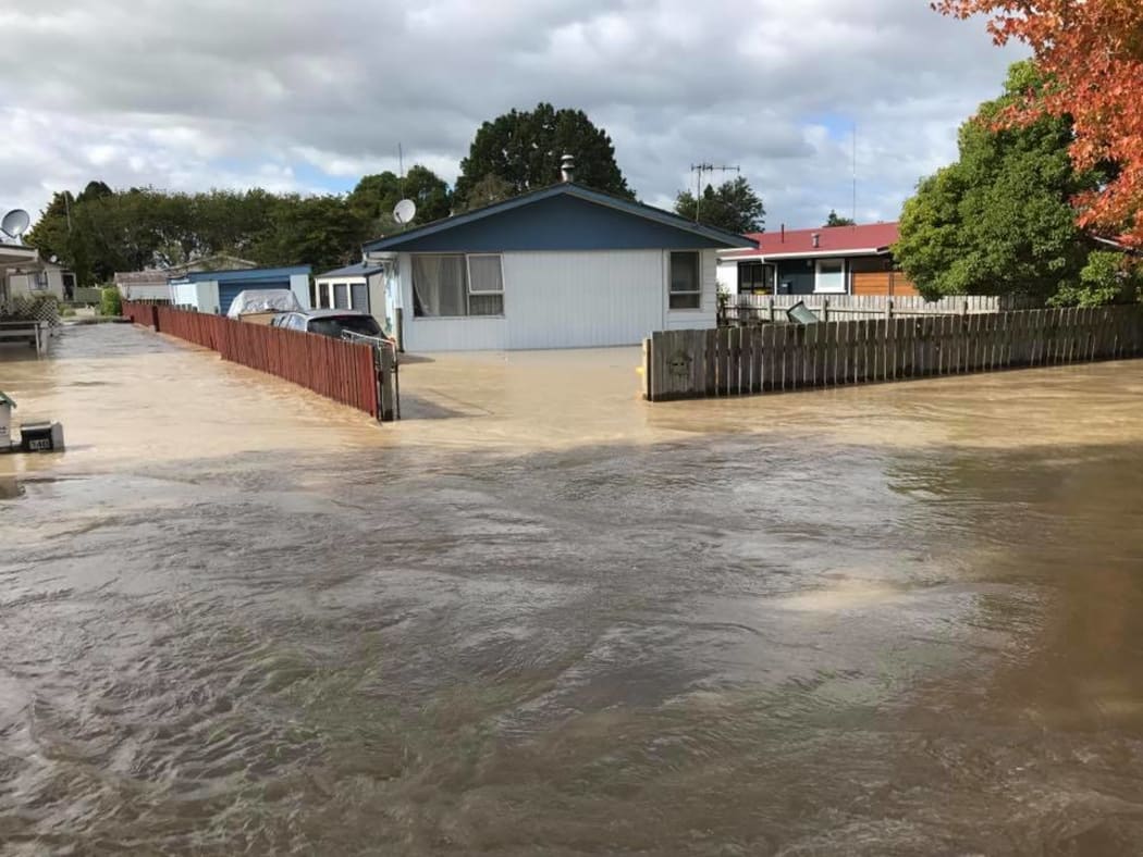 Flooding in Edgecumbe forced the entire town to evacuate