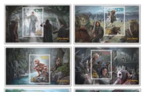 The Lord of the Rings: The Two Towers stamps
