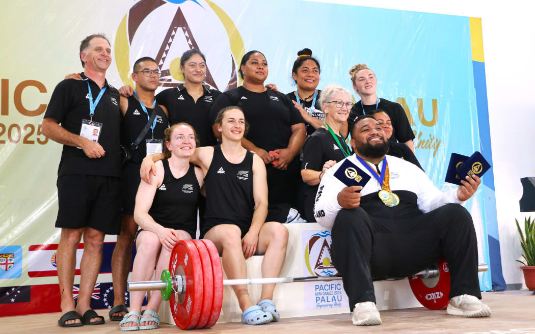 Alongside Liti, teammates Tui-Alofa Patol, 34, and Judy Soloai, 30, added to Team NZ medal tally with three bronze medals.