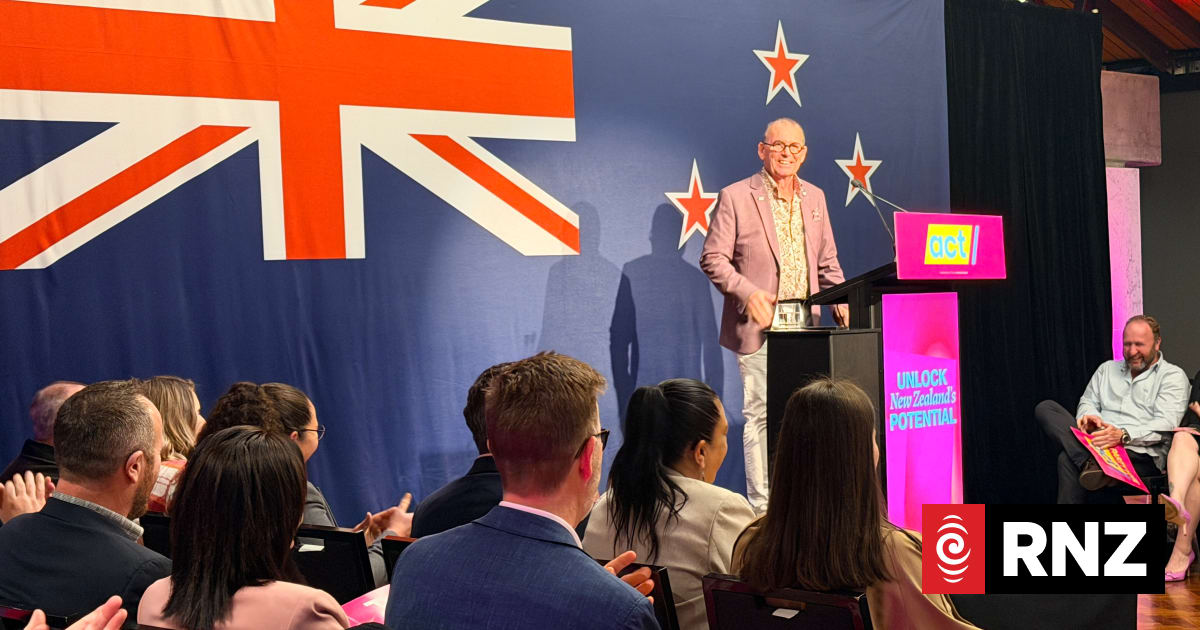 Protesters interrupt ACT's South Island campaign launch