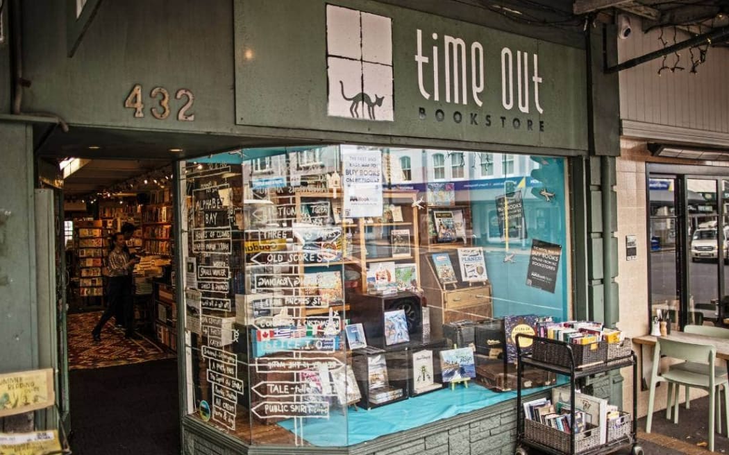 TimeOut bookstore in Mt Eden, a participant in the BookHub programme.