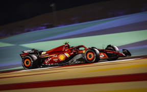 Scuderia Ferrari SF-24 of Carlos Sainz in Bahrain