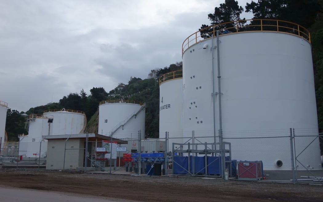 Lyttelton tank farm.