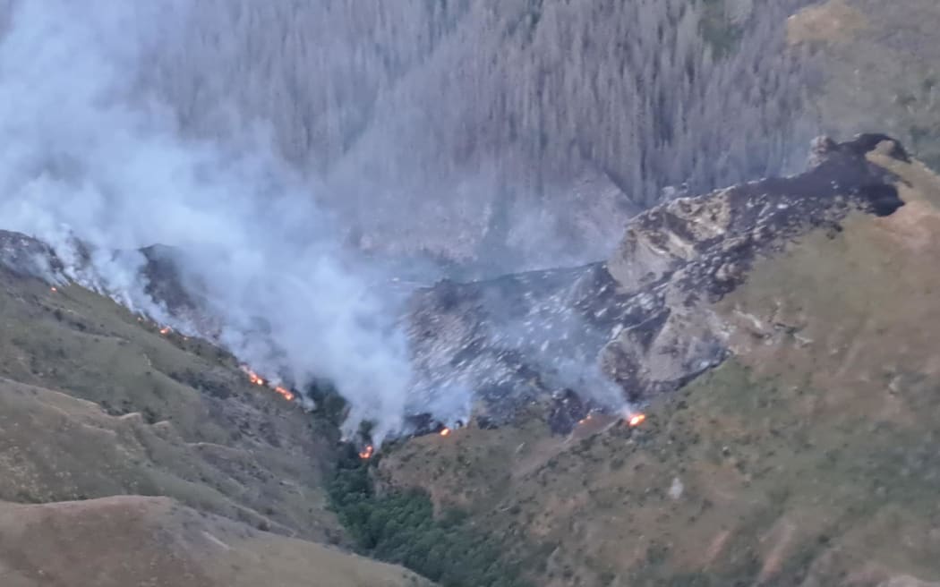 Firefighters have managed to contain the Long Gully fire but hotspots still remain.