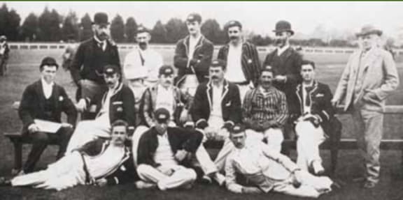 New Zealand cricket team in 1894.
