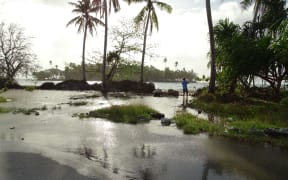 A king tide pushed by storm surges caused some inundation in Majuro Atoll, with water washing onto the roads and flooding homes in some areas of the capital atoll.
