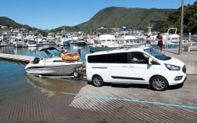 The influx of boaties caused a constant traffic jam and congestion in the water.