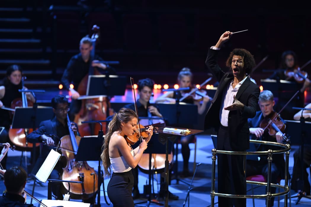 Nicola Benedetti, Jonathon Heyward, NYO of GB at 2021 BBC Proms