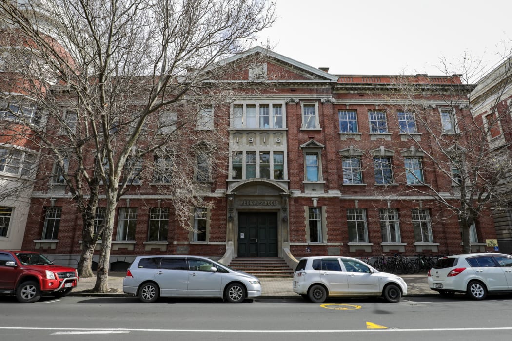 Red Lecture theatre building