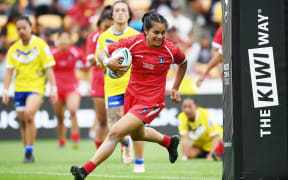 Tonga women v Niue women, Clash of the Pacific Women's International Rugby League at Mt Smart Stadium, Auckland on Saturday 7th November 2020.
Â© Copyright photo: Andrew Cornaga / www.photosport.nz