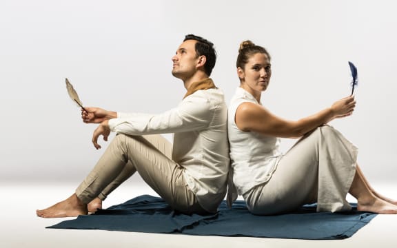 Actors from the Auckland production of ÉMILIE (2023)