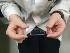 The 'Lab on a Chip' technology used in Sarah Sale's research