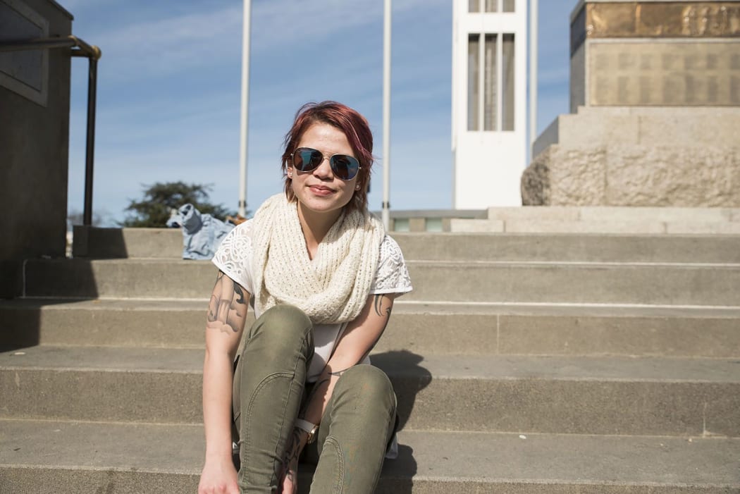 Tesh, a young mother in Palmerston North.