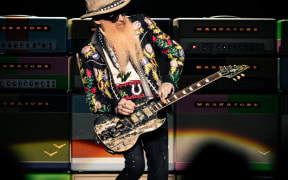 ZZ Top play at Christchurch's Wolfbrook Arena on May 15, 2025.