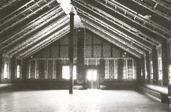 Wharenui at the Kahungunu Marae, Nuhaka