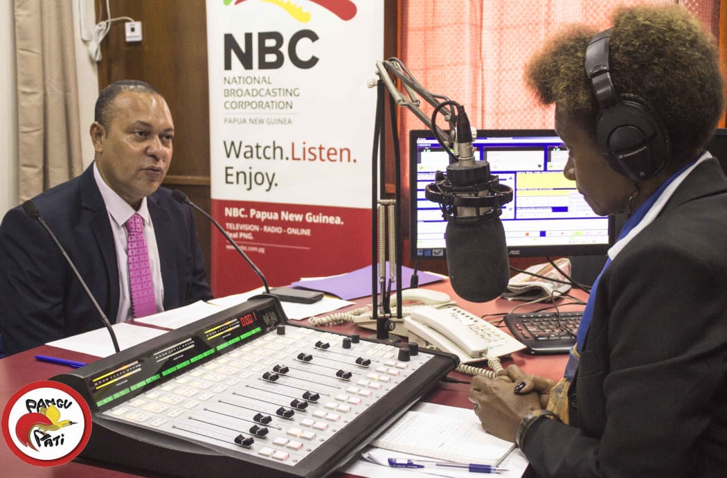 PNG Communications Minister Sam Basil