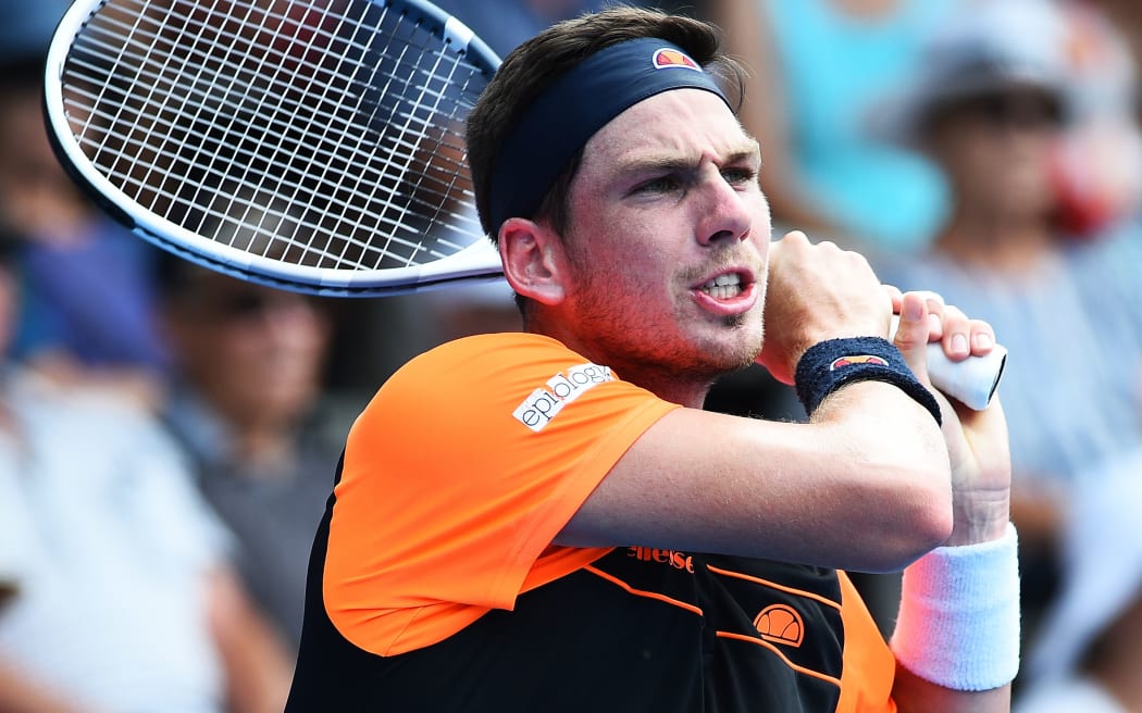 Cameron Norrie from Great Britain during the ASB Classic.