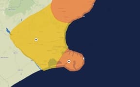 Rain warnings for Canterbury.