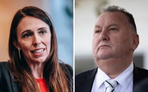 Prime Minister Jacinda Ardern and minister Shane Jones.
