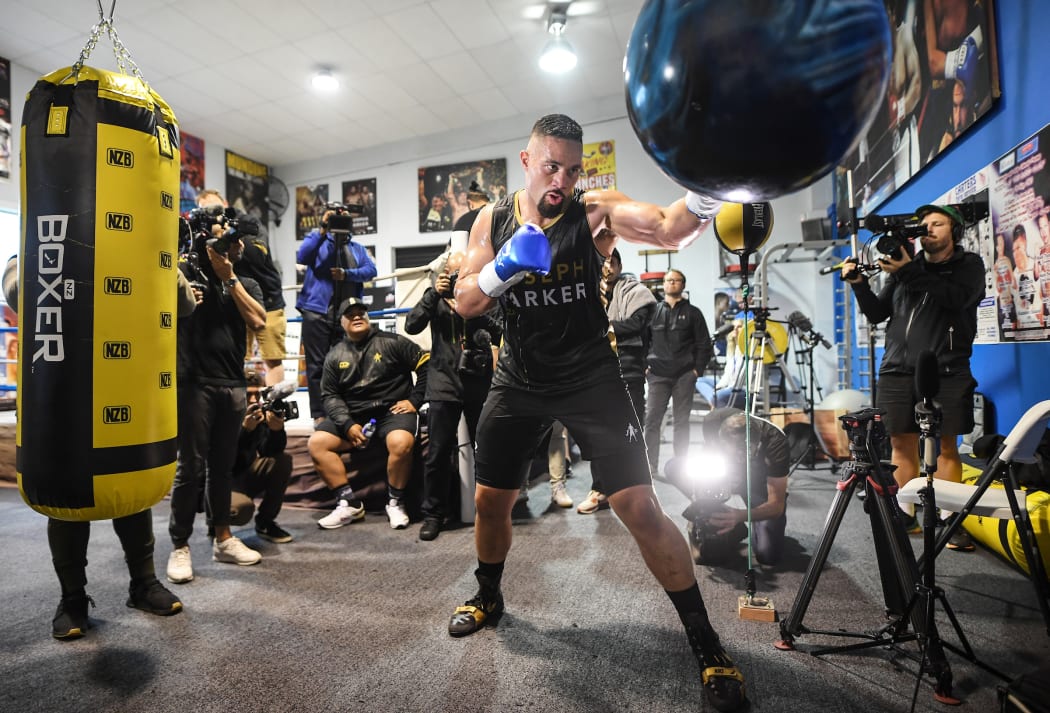 Joseph Parker is used to the attention while training