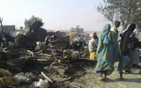 An air force jet accidentally bombarded a camp for those displaced by Boko Haram, in Rann, northeast Nigeria.