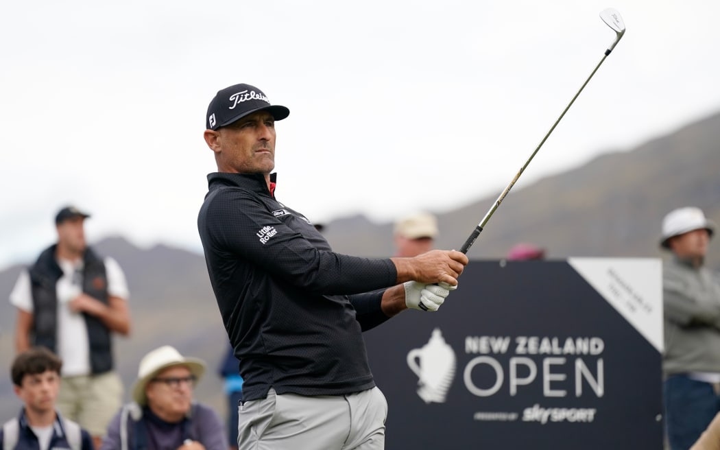 Michael Hendry of New Zealand at the 103rd New Zealand Open, at Millbrook Resort Queenstown, 2024