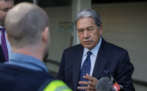 NZ First leader Winston Peters visits Tiwai Point while campaiging on 9 September 2020.