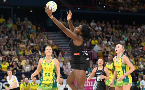 Silver Ferns shooter Grace Nweke returned to the court for her first test since being forced out of the World Cup with injury.