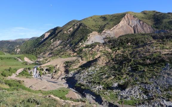 Damage to the Kellys' 2000ha sheep and beef farm.