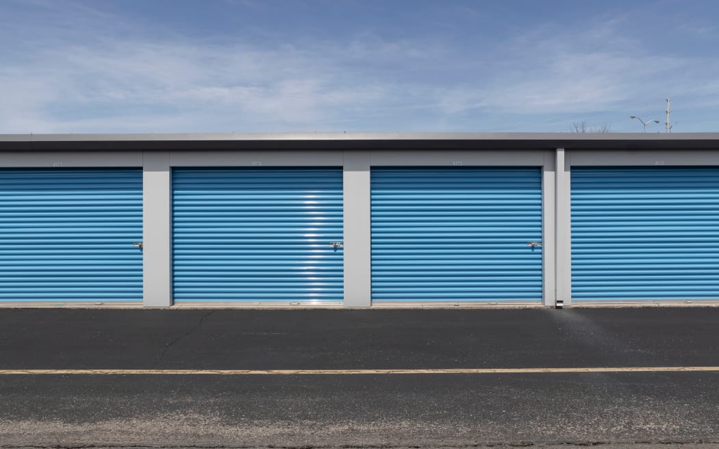 Self storage and mini storage garage units.