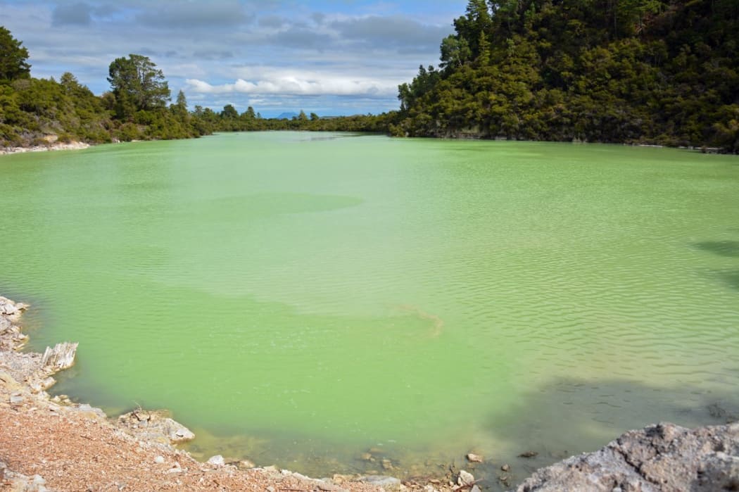 Geothermal site Taupo - Wai-O-Tapu New Zealand.
