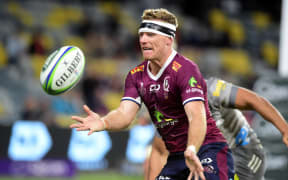 The Reds' Bryce Hegarty during the Trans-Tasman Super Rugby match against the Chiefs in Townsville 29 May.