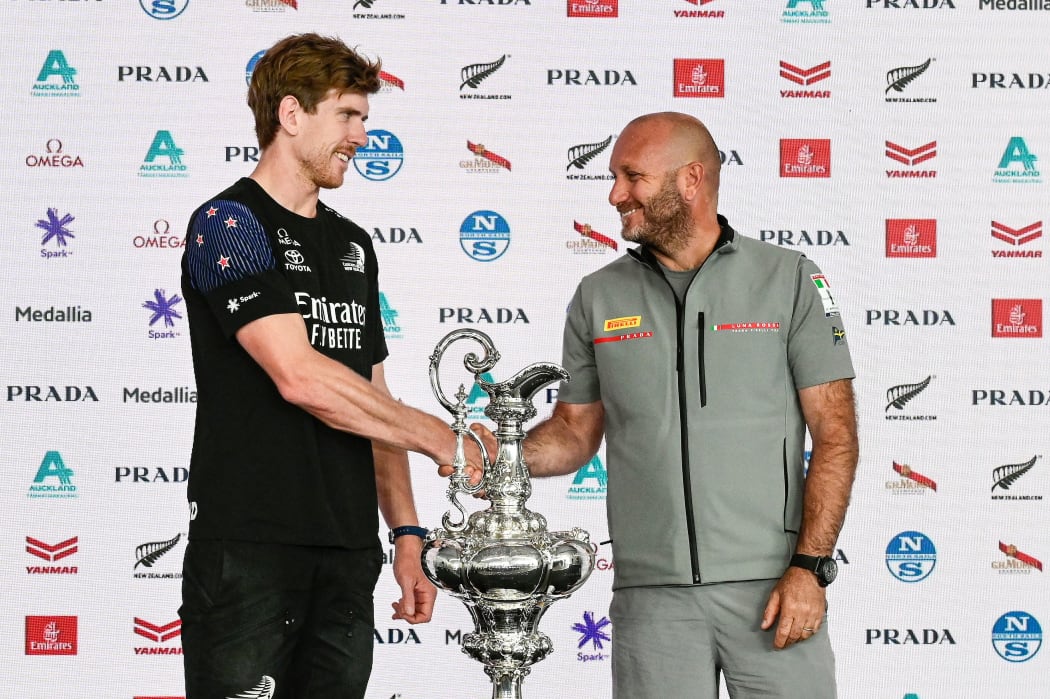Peter Burling and Max Sirena