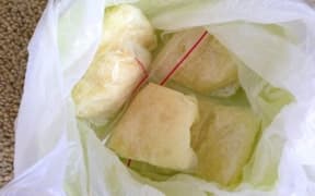 Bags of methamphetamine