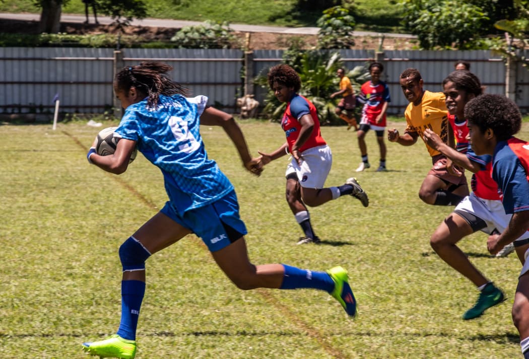 A record number of teams took part in Fiji's national women's age grade provincial sevens championship.