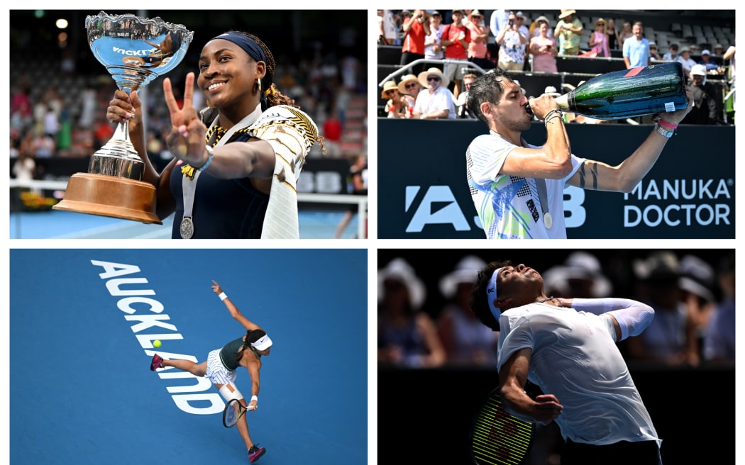 Coco Gauff, Alejandro Tabilo, Emma Raducanu, Ben Shelton