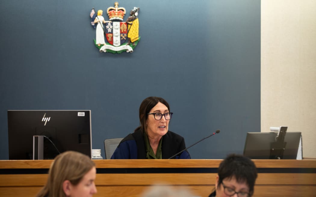 Coroner Louella Dunn on day one of the Oliva Podmore inquest.