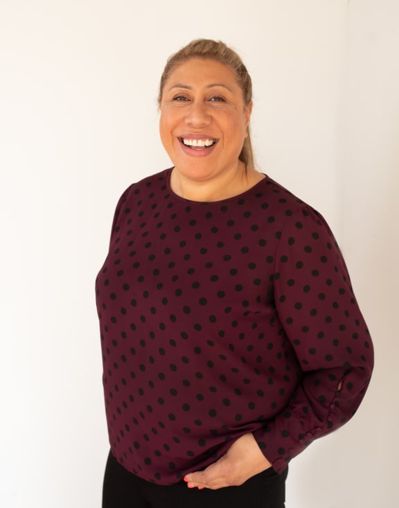 Gesa Luamanu, Kaihautu of the Te Rito Journalism project.