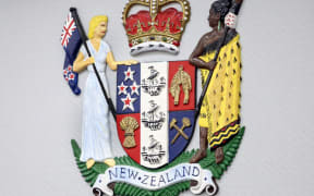 120514. Photo Diego Opatowski / RNZ. Coat of arms. Court