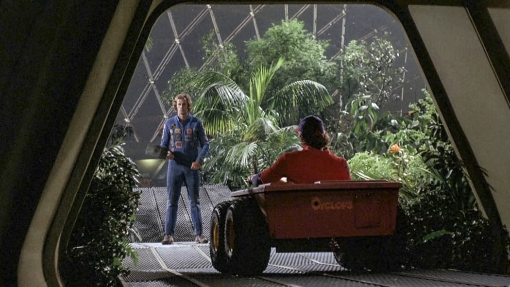 Still from the 1971 science-fiction film Silent Running directed by Douglas Trumbull.
