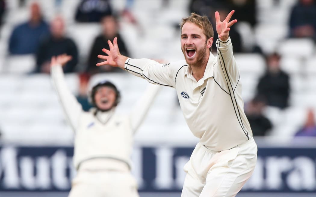 Kane Williamson playing at Headingley in 2015.