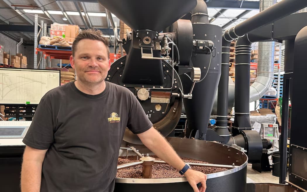 Tim Adams says a good coffee helps bring people together, which is "priceless".