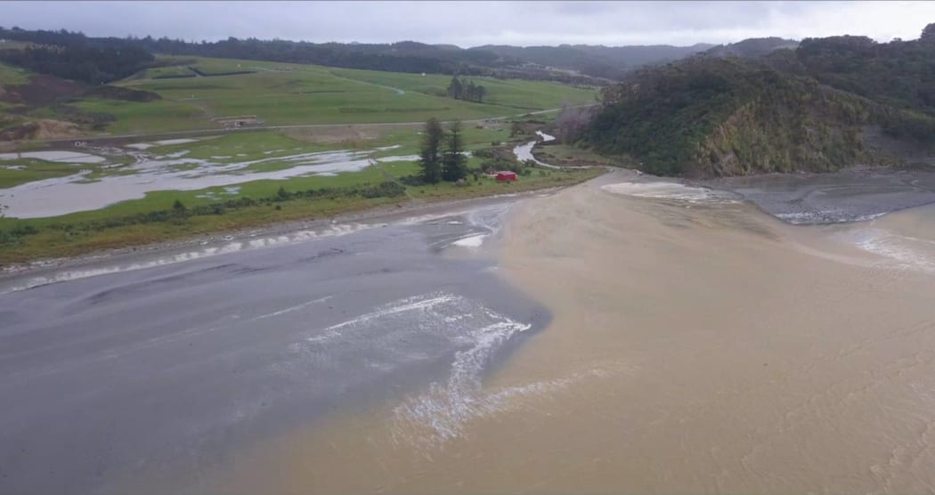 Tonnes of soil and other sediment, from nearby developments, are pouring into Long Bay Okura Marine reserve.