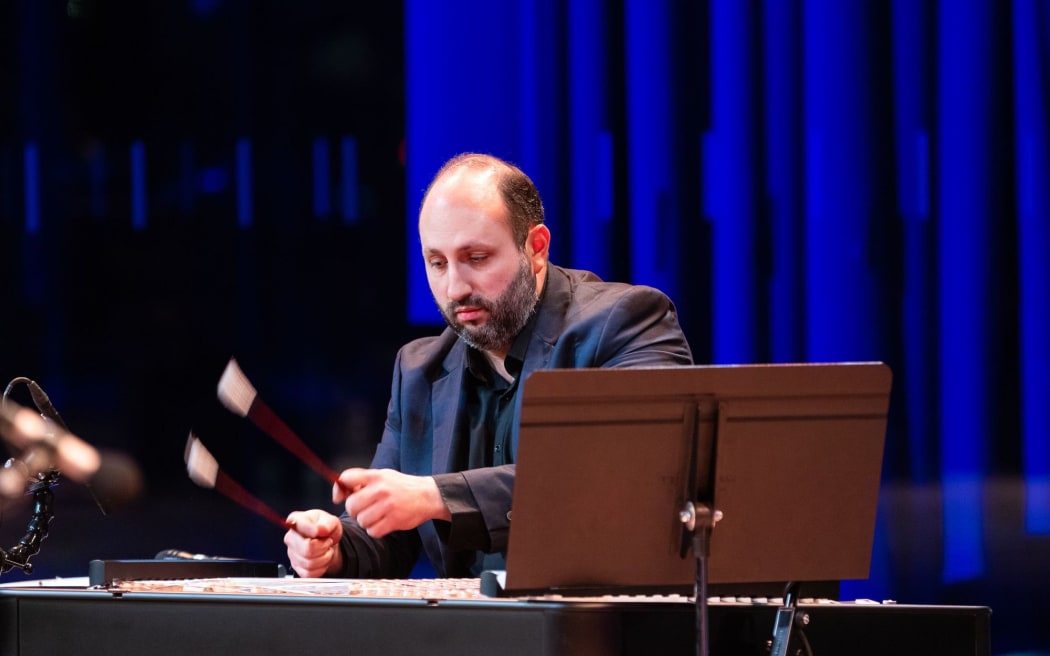 Cimbalom player Jenő Lisztes