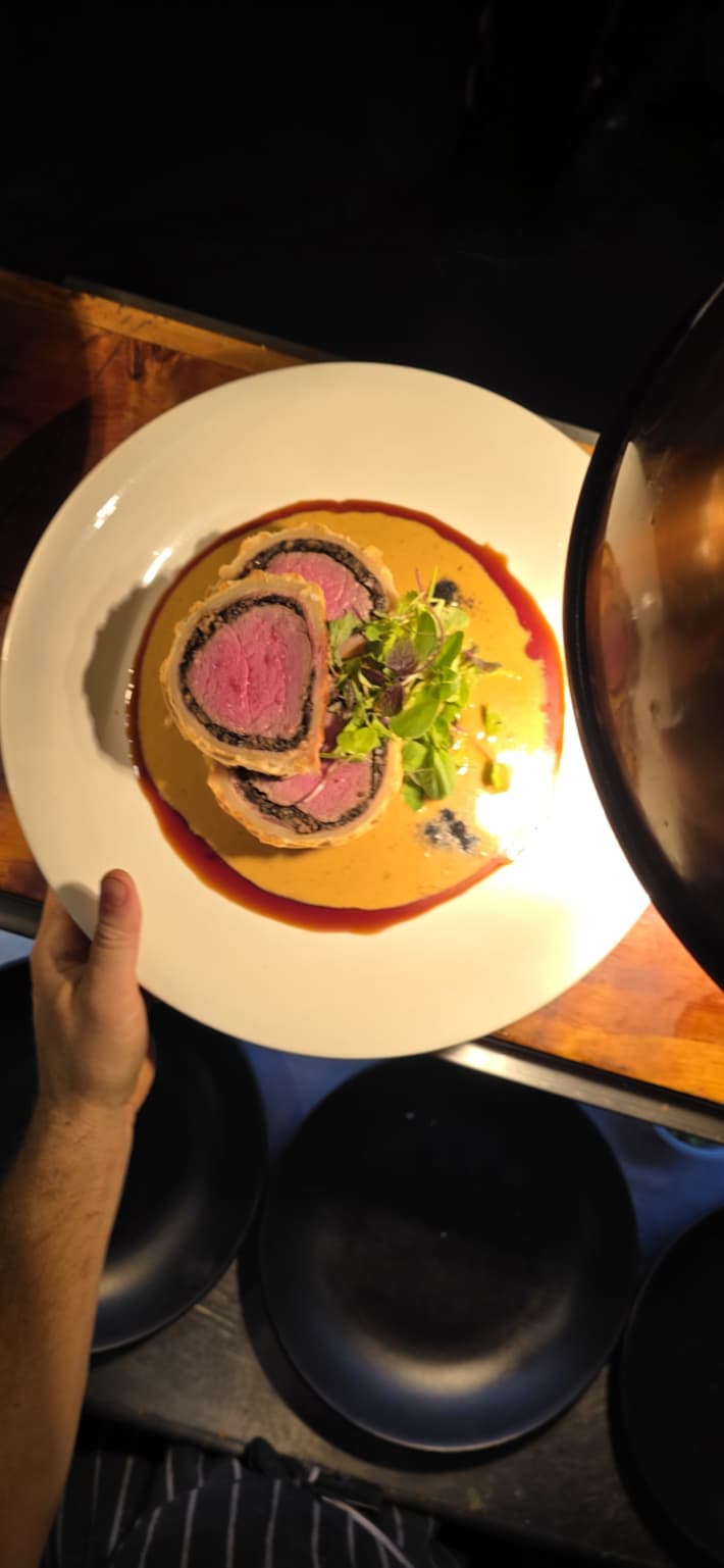 The "Glorified Pie" on the menu at Thyme Square in Hamilton.