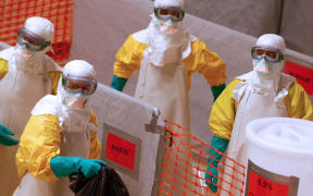 Medical workers in Amsterdam undergo training to treat Ebola. The fatal disease has already killed thousands in west Africa and it's feared it will beome more widespread.