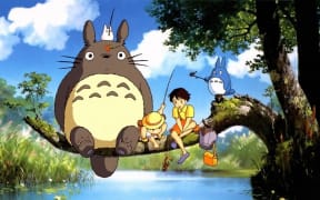 A scene from Studio Ghibli's anime My Neighbour Totoro