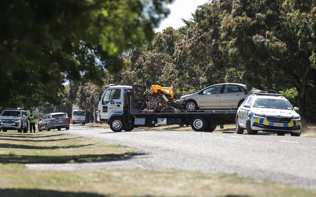 The crash happened in a 100 km/h zone, but locals said there had been roadworks on the road recently.